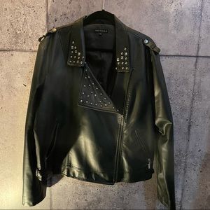 Faux Leather Jacket